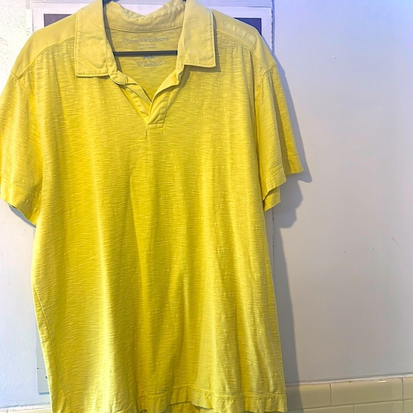 Calvin Klein jeans no button v neck collared ss polo shirt. Size XL. 100%cotton - Picture 1 of 6